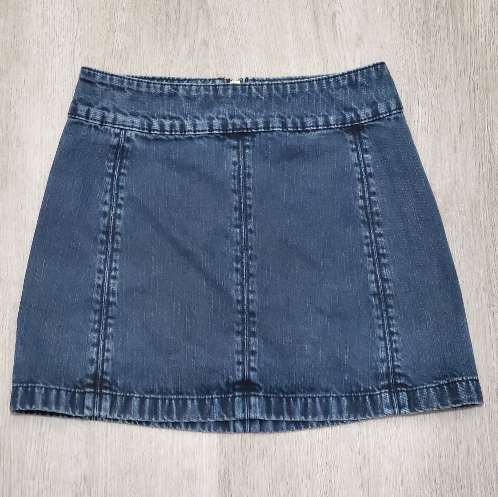 Free People Denim Mini Skirt Sz 4